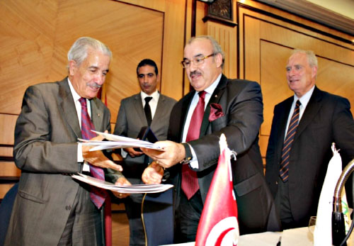 Signature d'une « Convention-CTNCI-CCISE-14-11-2012
